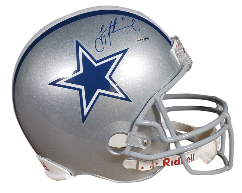 Lot 1143 Troy Aikman Football Helmet