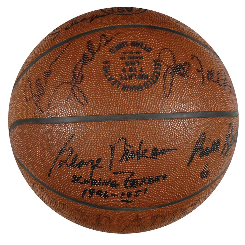 Lot 1198 Basketball Greats: The NBA celebrates its 25th anniversary with its 1971 All NBA Team