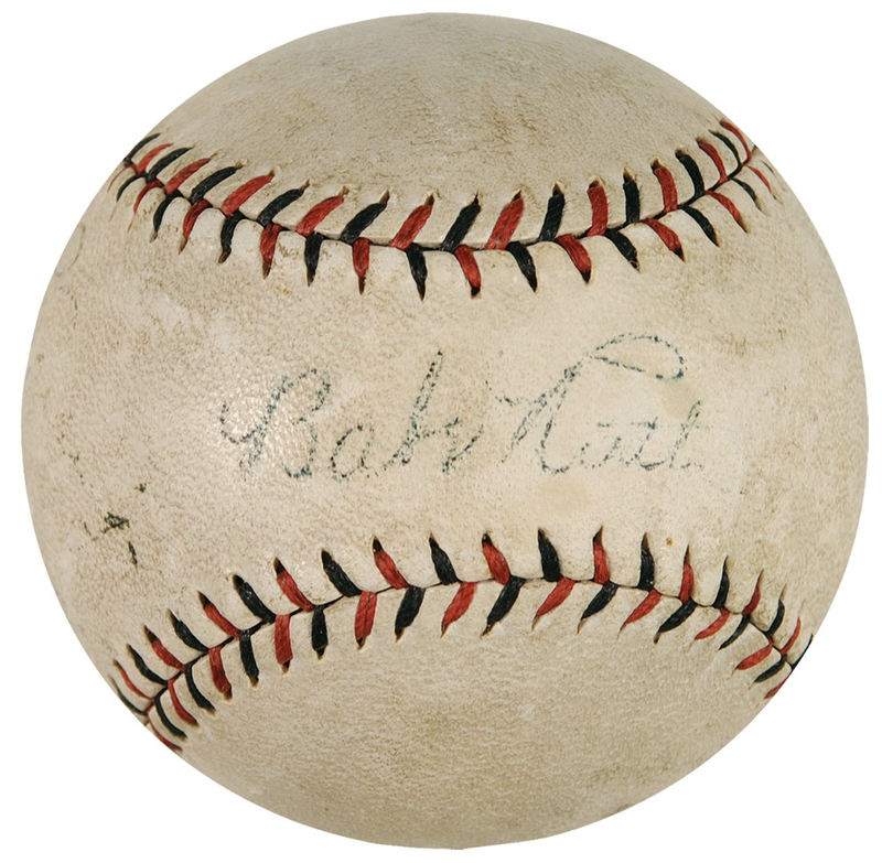 Lot 1401 Babe Ruth and Lou Gehrig: The Bambino and Iron Horse ... together forever