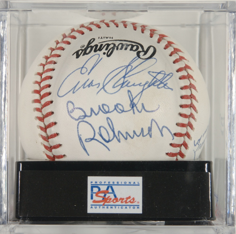 Lot 1175 Baseball Hall of Famers Baseball