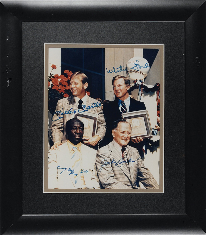 Lot 1176 Baseball Hall of Famers Signed Photograph