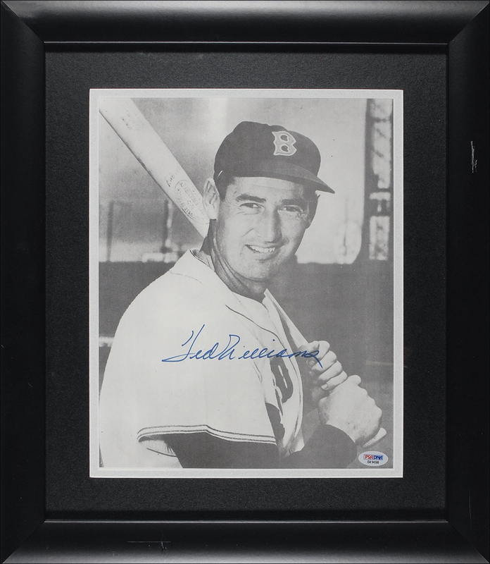 Lot 1447 Ted Williams Signed Photograph