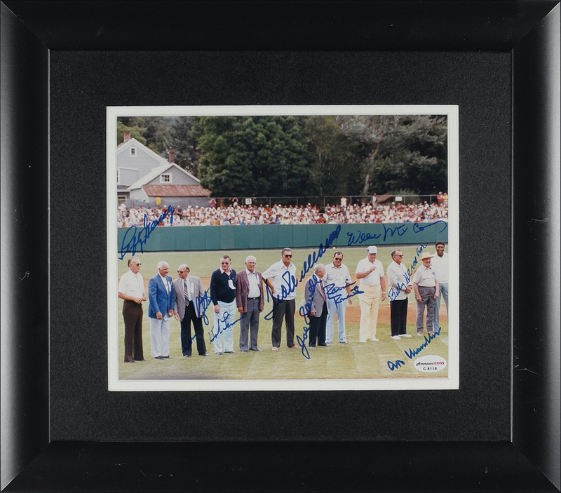 Lot 1177 Baseball Hall of Famers Signed Photograph