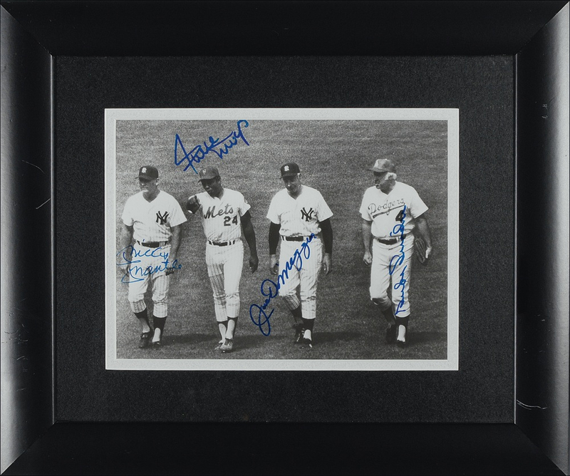 Lot 1178 Baseball Hall of Famers Signed Photograph
