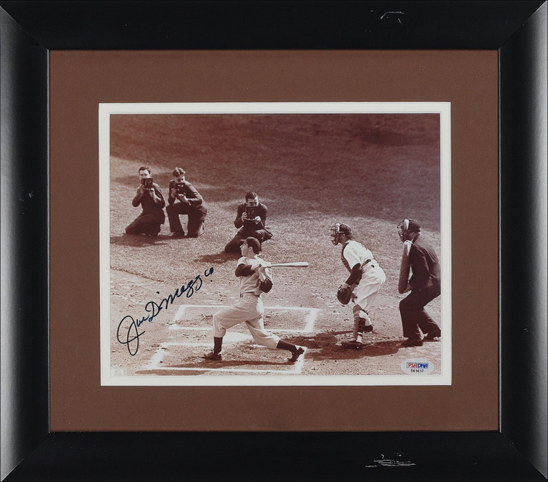 Lot 1245 Joe DiMaggio Signed Photograph