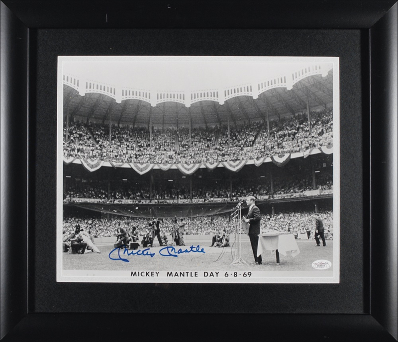 Lot 1329 Mickey Mantle Signed Photograph