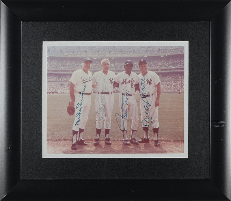 Lot 1179 Baseball Hall of Famers Signed Photograph