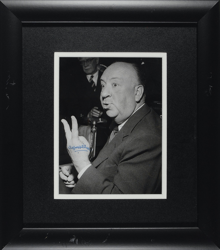 Lot 964 Alfred Hitchcock Signed Photograph