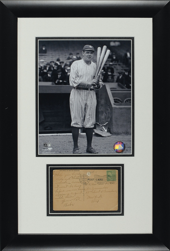 Lot 1404 Babe Ruth: A dying BABE RUTH optimistically writes from Florida to his dear friend and noted jazz composer Peter DeRose