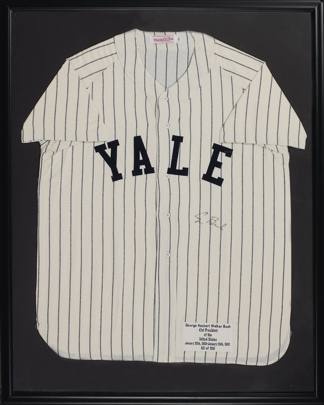 Lot 14 George Bush Baseball Jersey