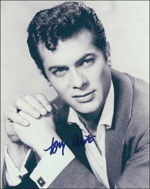 Lot 886 Tony Curtis Signed Photograph