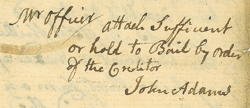Lot 3 John Adams Signed Document