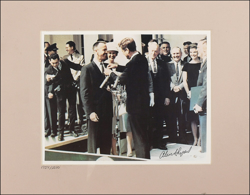 Lot 386 Alan Shepard Signed Photograph