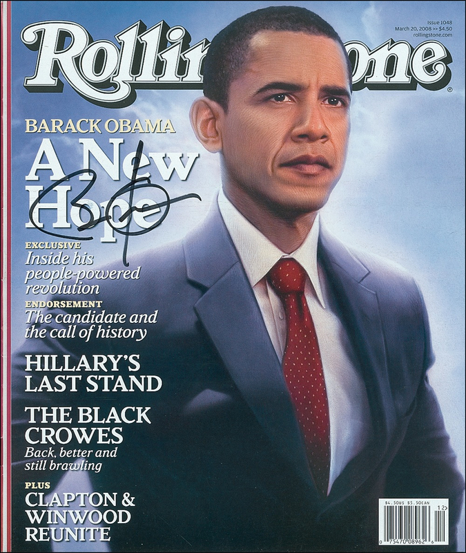Lot 100 Barack Obama Magazine