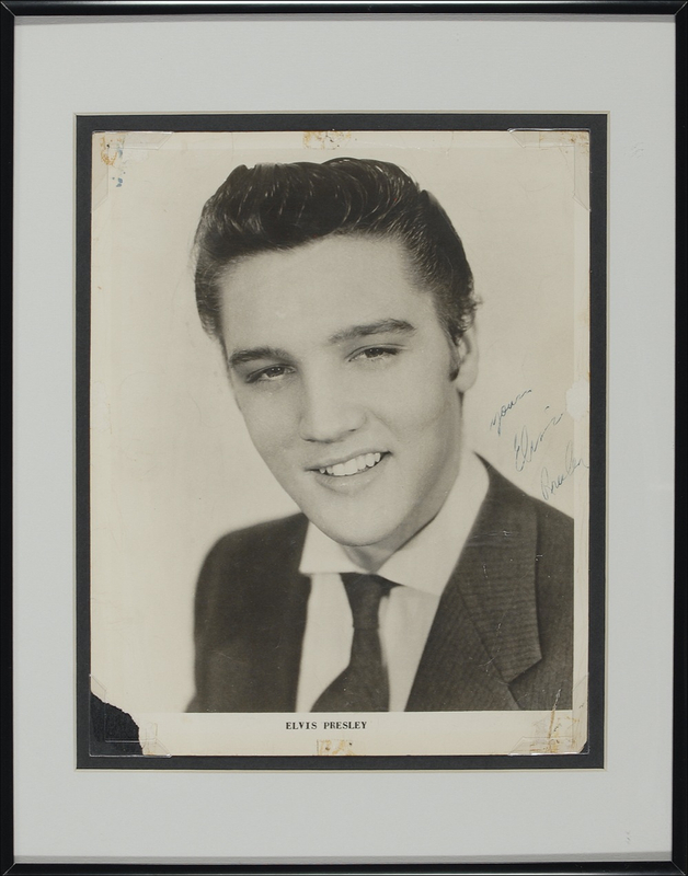 Lot 736 Elvis Presley Signed Photograph