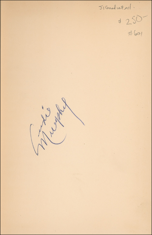Lot 316 Audie Murphy Book