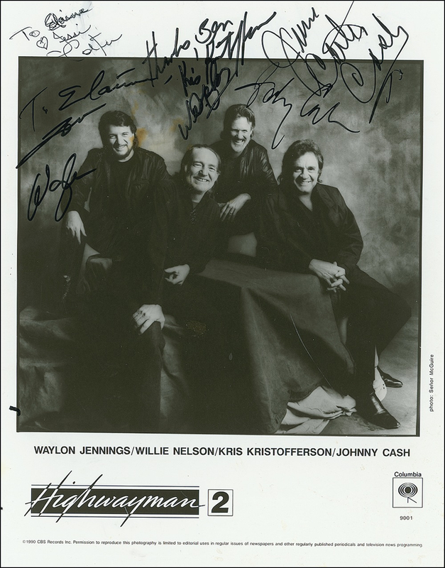 Lot 649 The Highwaymen Signed Photograph