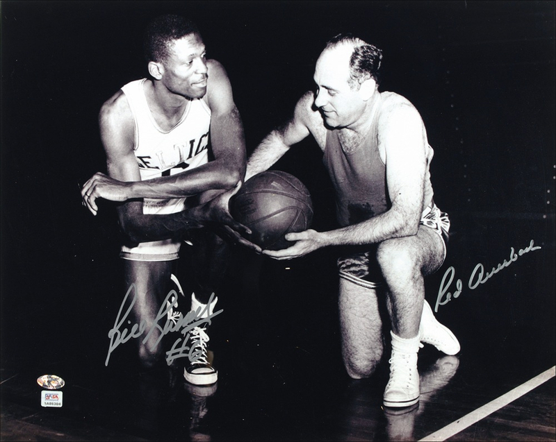 Lot 1397 Bill Russell and Red Auerbach Signed Photograph