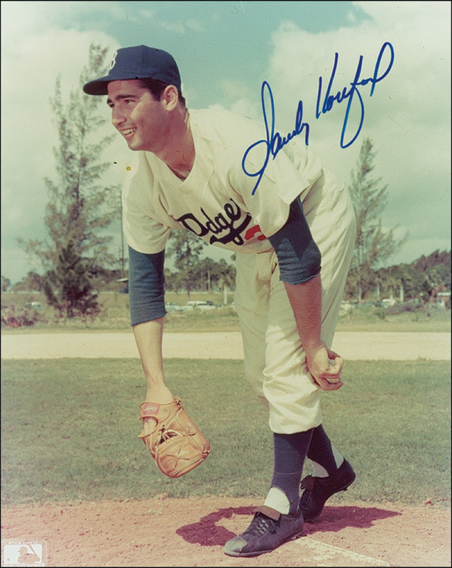Lot 1310 Sandy Koufax Group Lot