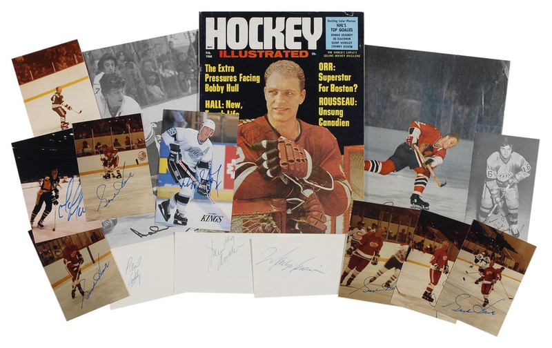 Lot 1277 Hockey Legends Group Lot
