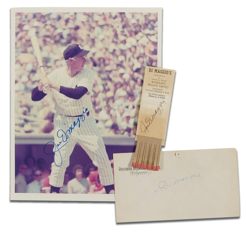 Lot 1247 Joe DiMaggio Group Lot