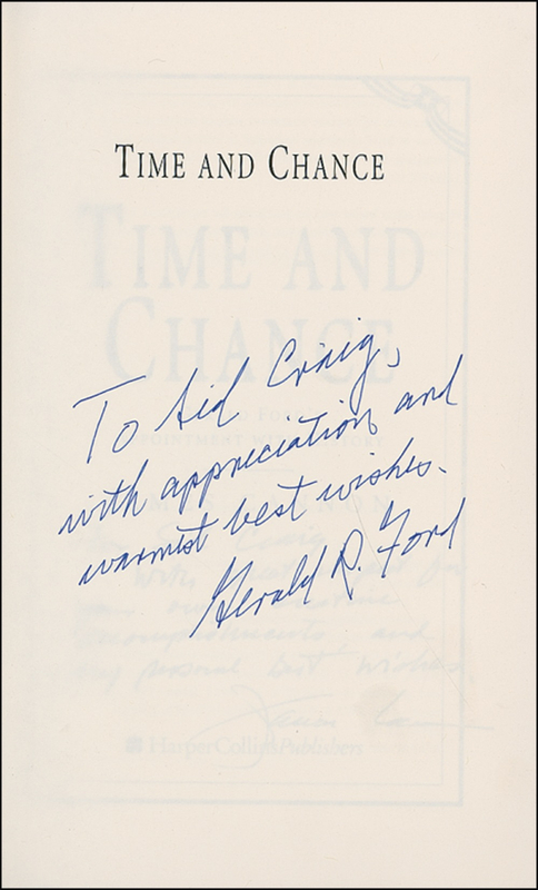 Lot 49 Gerald Ford Book