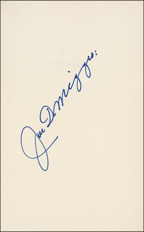Lot 1248 Joe DiMaggio Book