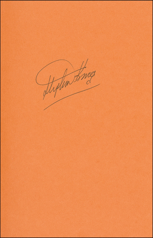 Lot 450 Stephen King Book