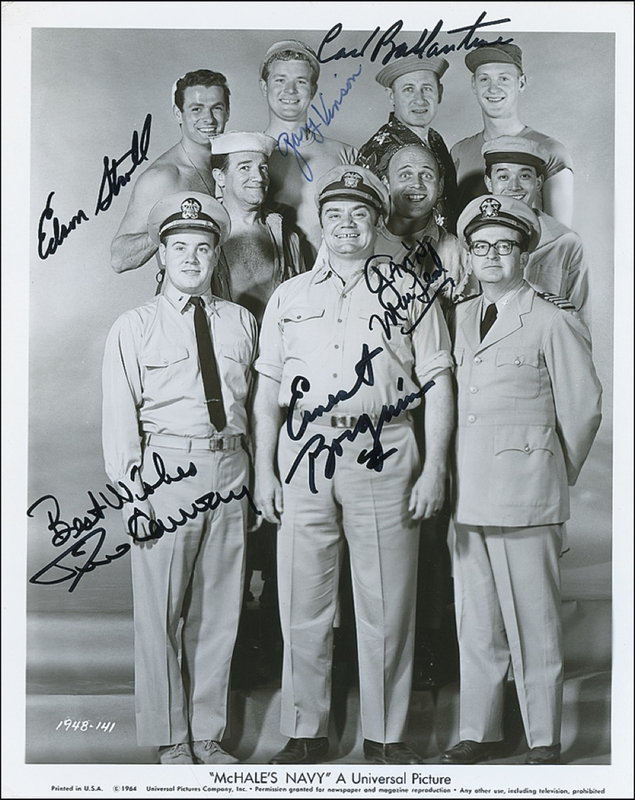 Lot 1025 McHale?s Navy Signed Photograph