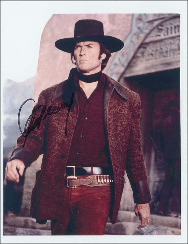 Lot 907 Clint Eastwood Signed Photograph