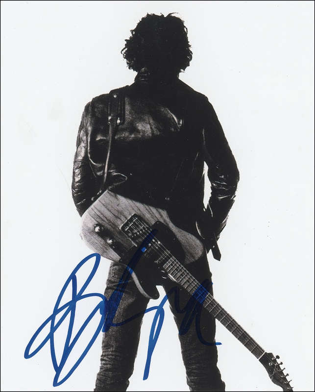 Lot 773 Bruce Springsteen Signed Photograph