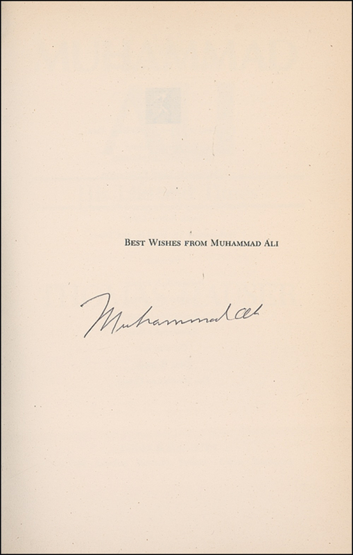 Lot 1159 Muhammad Ali Book