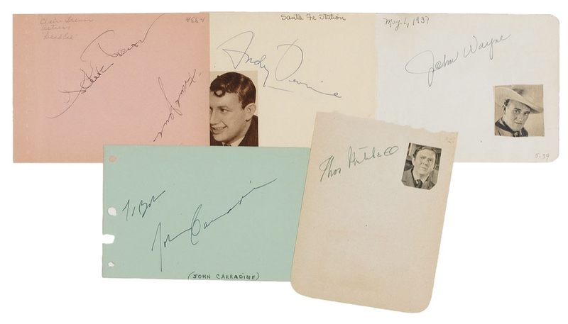 Lot 1090 Stagecoach Signatures