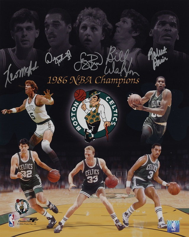 Lot 1210 Boston Celtics Signed Photograph