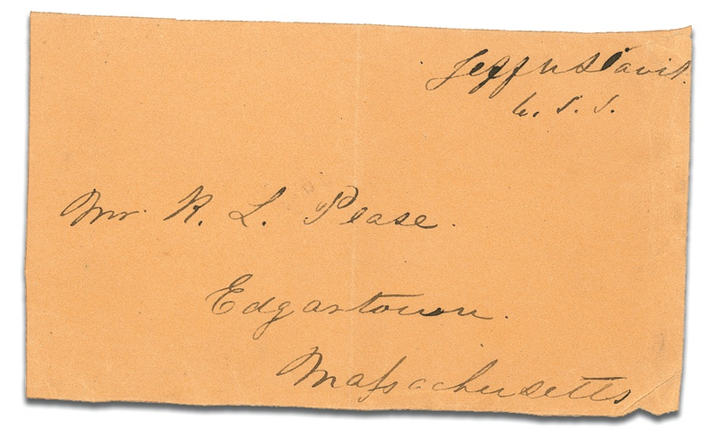 Lot 179 Jefferson Davis Free Frank