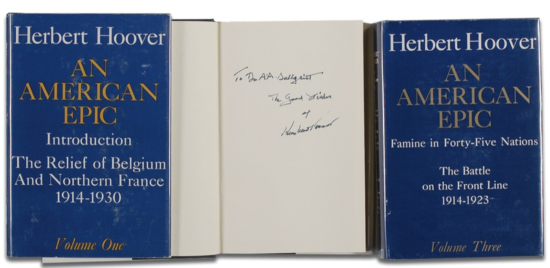 Lot 68 Herbert Hoover Book