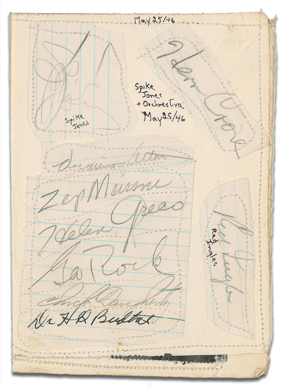 Lot 660 Jazz Autograph Album