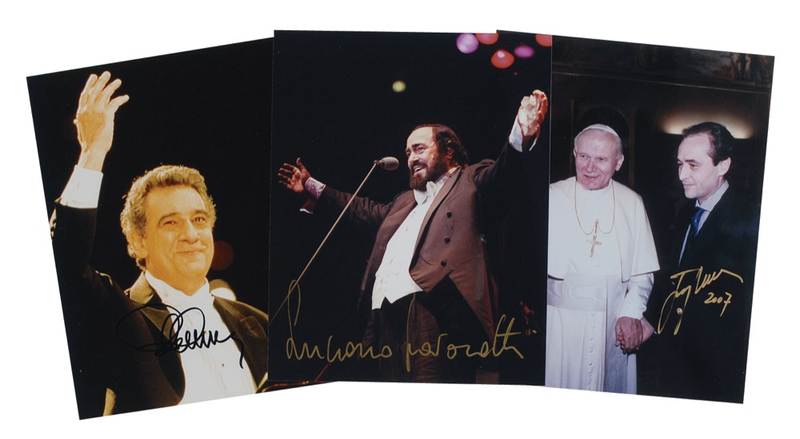 Lot 784 Three Tenors Group Lot