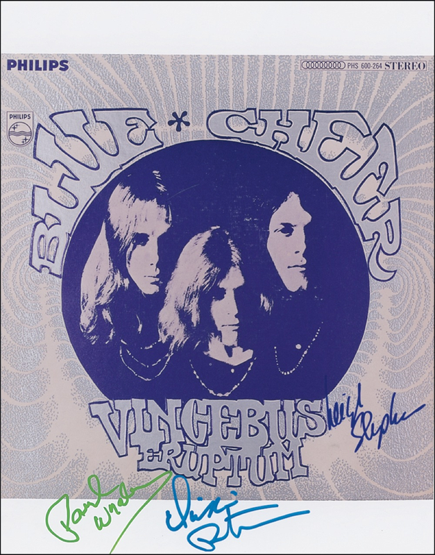 Lot 580 Blue Cheer Signed Photograph