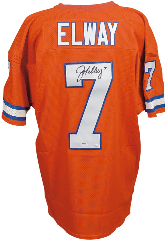 Lot 1254 John Elway Football Jersey