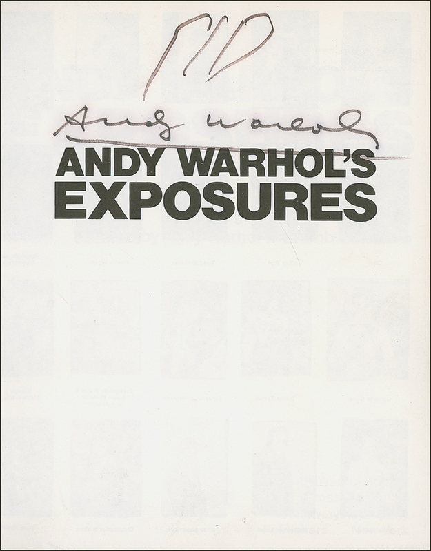 Lot 507 Andy Warhol Book