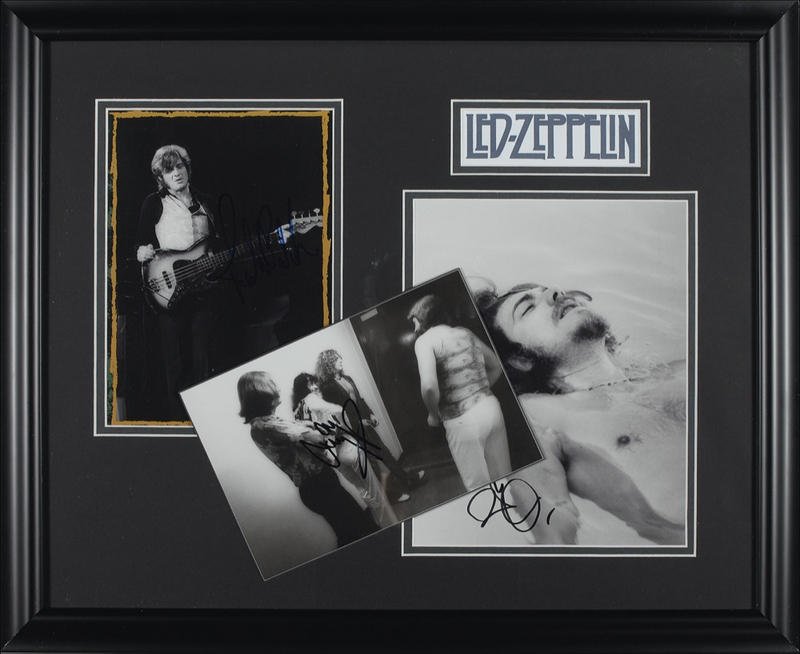 Lot 674 Led Zeppelin Signed Photographs