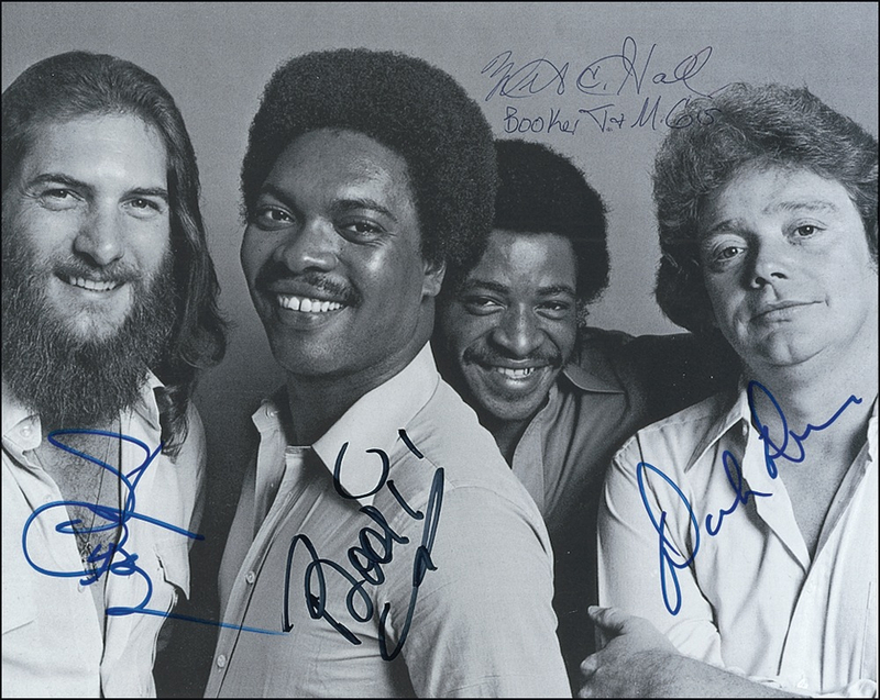 Lot 584 Booker T. and the MGs Signed Photograph