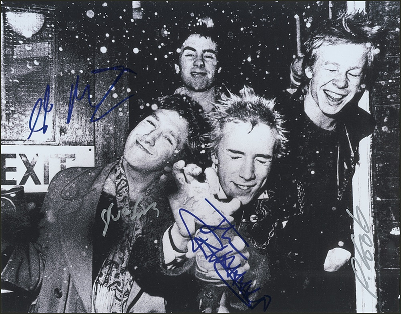 Lot 762 Sex Pistols Signed Photograph