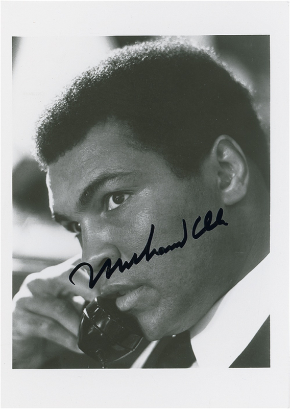 Lot 1165 Muhammad Ali Signed Photograph