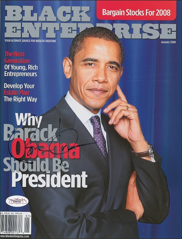 Lot 101 Barack Obama Magazine