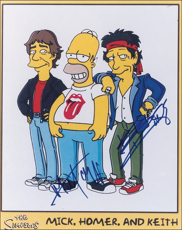 Lot 754 Rolling Stones: Jagger and Richards Signed Photograph