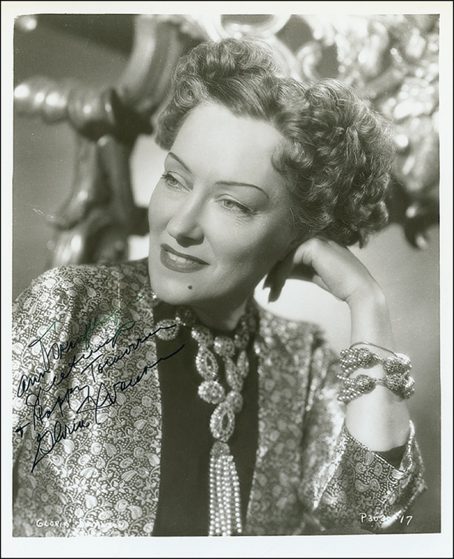 Lot 1104 Gloria Swanson Signed Photograph