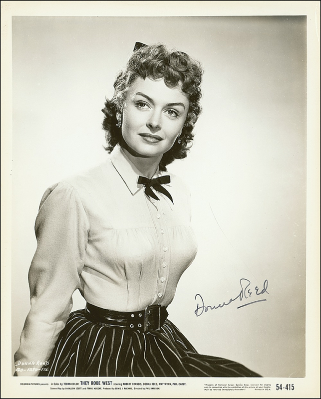 Lot 1061 Donna Reed Signed Photograph