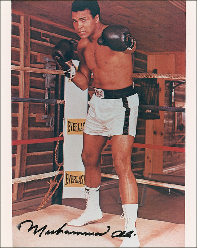 Lot 1166 Muhammad Ali Signed Photograph